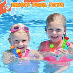 Underwater pool diving toys 8 pieces for kids