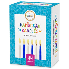 Standard size 3 5/8 inch diameter menorah candles