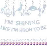 KPOP Theme Party Decor banner 16Pcs image