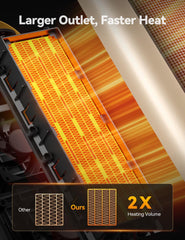 KQPZ Space Heater LED touch display image