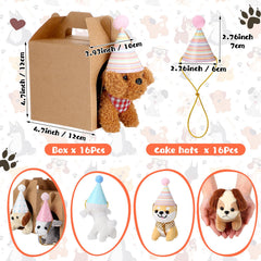 Kraft paper open boxes for displaying puppies