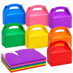 kraft paper party favor box for candies and toys