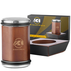 KraxenHaus tumbler rolling knife sharpener kit with walnut base