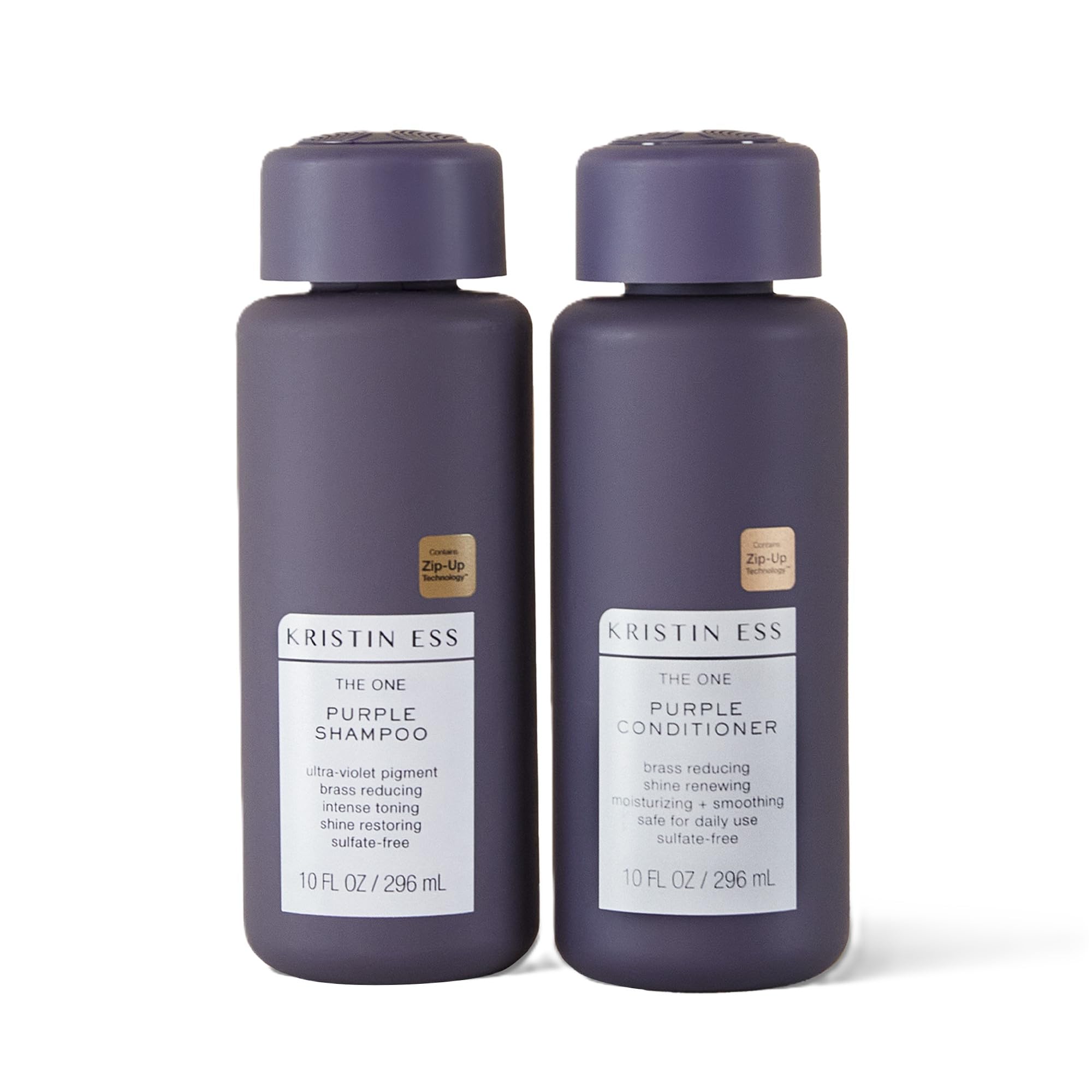 Kristin Ess Purple Shampoo bottle for color treated hair