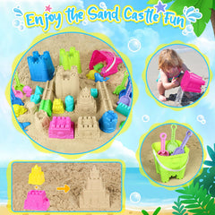 BPA-free non-toxic beach sandbox toys with durable buckets