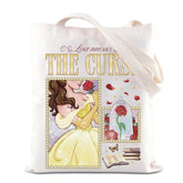 KUIYAI tote bag with two sided colorful pattern