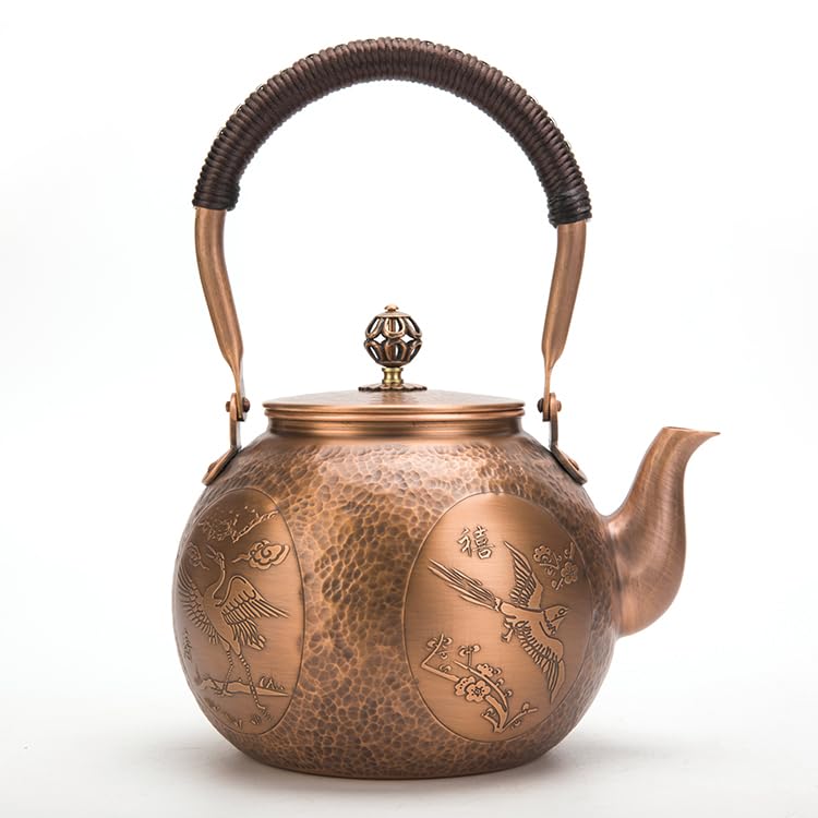 Kunwu copper teapot round 1200 ml