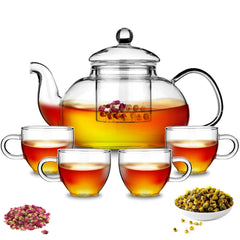 Kyraton glass tea pot