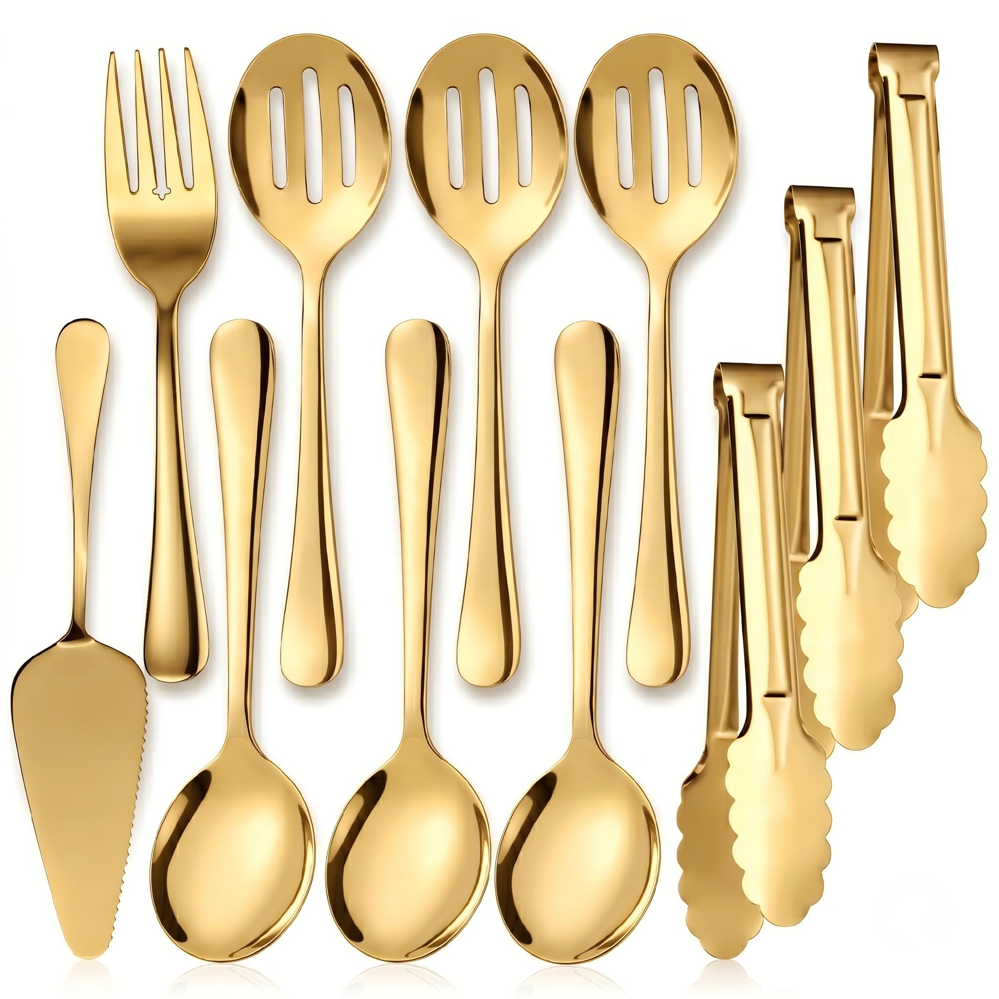 Kzovone stainless steel serving utensils set product image