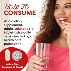 Label shows 1000 mg per tablet for L-Arginine L-Citrulline Complex