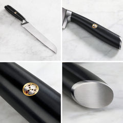 German steel forged blade of Cangshan L Series bread knife