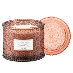 LA JOLIE MUSE Tomato & Vine scented candle 12oz decorative jar