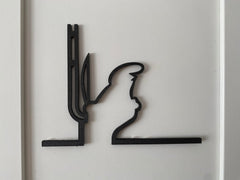 La Linea Figure bathroom decor display