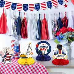 9Pcs labor day table decorations centerpieces package contents
