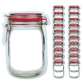 laffeya 20 pack mason jar bags red 500ml for snacks