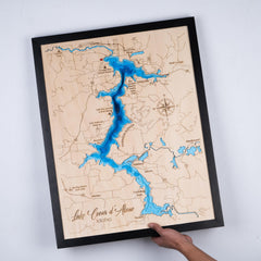 7-layer lake depth map detail Coeur D Alene