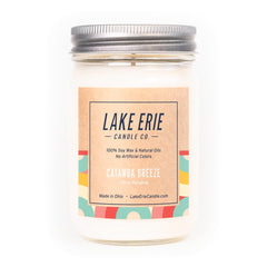 Catawba Breeze 12oz soy wax candle by Lake Erie Candle Co