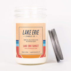No artificial colors or dyes Lake Erie Sunset scent