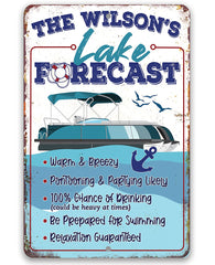 Lake Forecast Pontoon 12x18 aluminum outdoors display