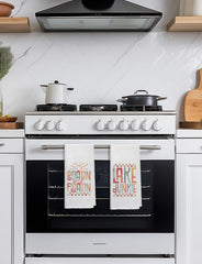 Decorative kitchen towels suitable for gifting by Foritho