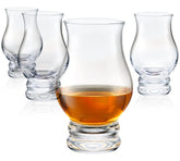 Lamarada whiskey glasses set of 4 clear old fashioned tumblers