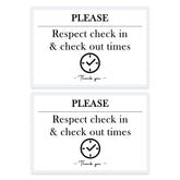 Laminated 4x6 Welcome WiFi sign for Airbnb hosts