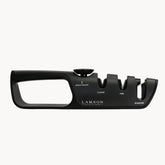 Lamson adjustable handheld knife sharpener with angle knob