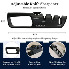 Lamson sharpener tungsten carbide stones for sharpening