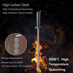 12 inch honing rod for knives and scissors