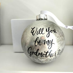 Individually hand written small batch christening godmother gift