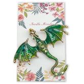 Large Dragon Needle Minder dragon-shaped magnetic needle holder