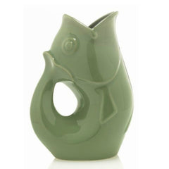 Large Moss GurglePot stoneware 42 oz gurgling pot