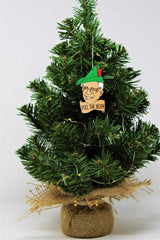Laser cut holiday ornament from Portland studio