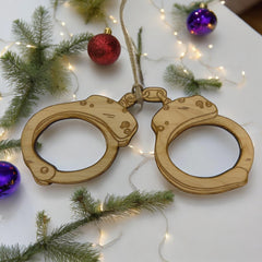 Laser cut maple Christmas ornament detailing