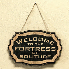 Real wood wall sign suitable for living rooms dens bedrooms and kitchens