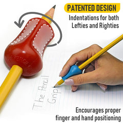 Tripod Grip shaped pencil holder for proper finger positioning