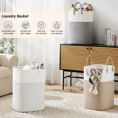 Versatile storage basket for toys blankets and laundry