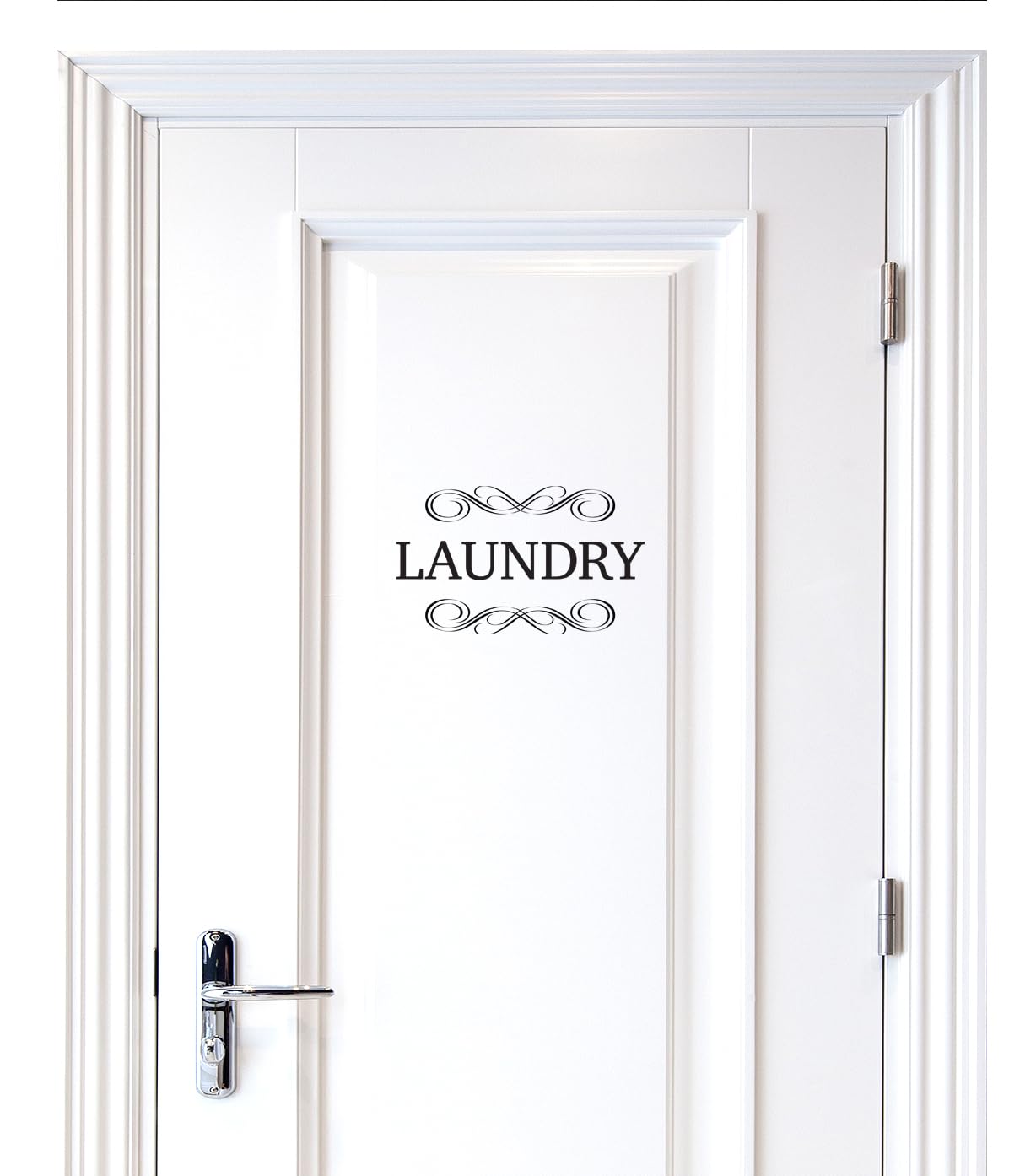 Laundry decal sized 11W x 6.5H for laundry area