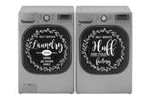 Laundry Room Decor washing machine sticker for washer
