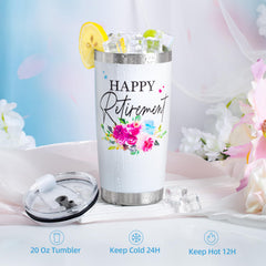 Cotton socks included with retirement gifts for women