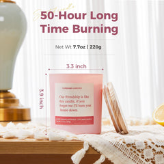 Lavender candle for sister alt text