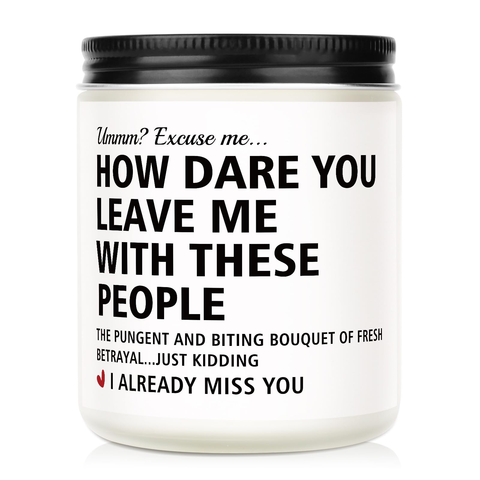 Lavender scented candle retirement gift for women and men