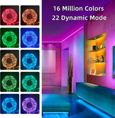 Lcutml LED strip lights with 40 key remote controller