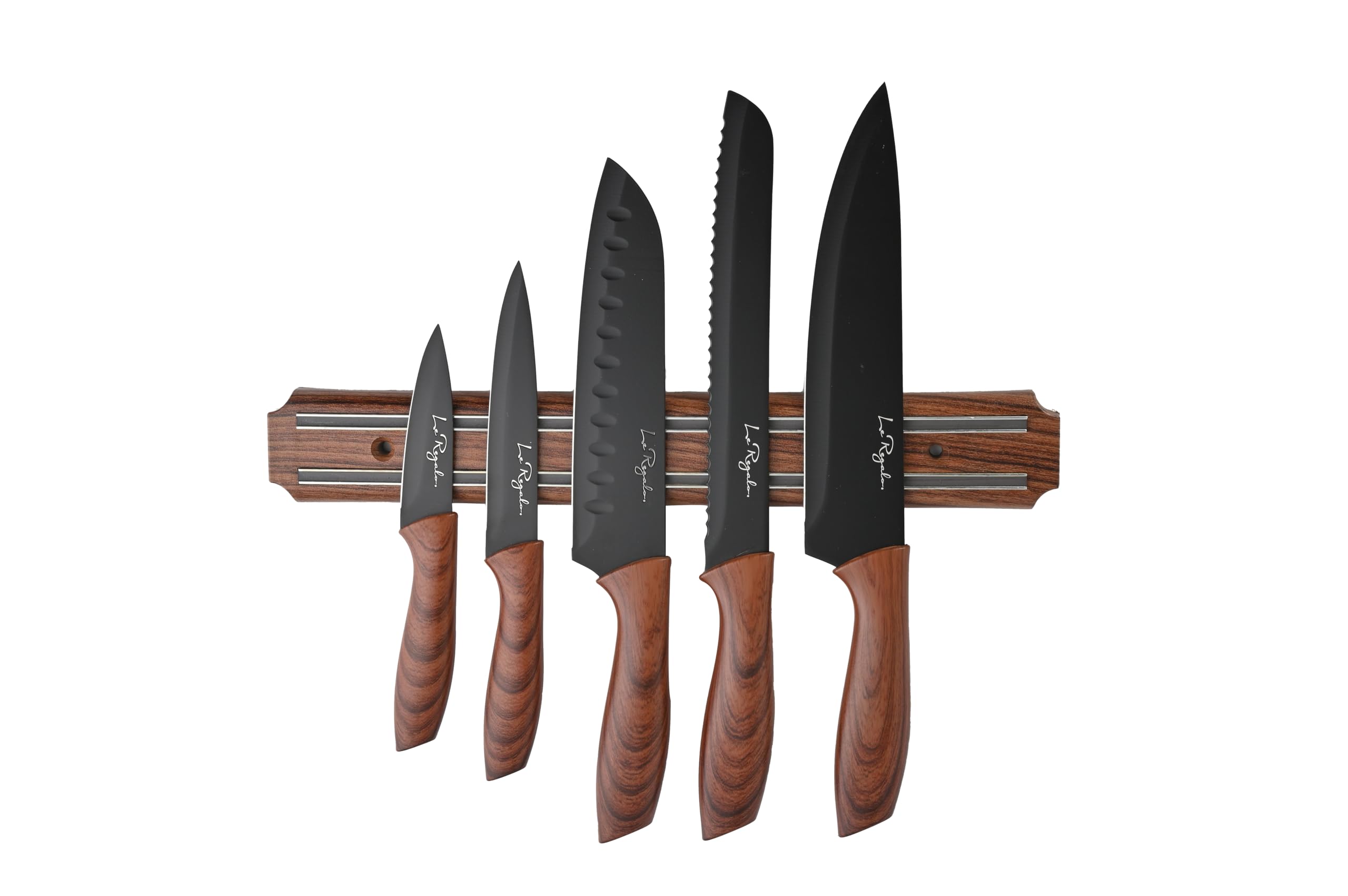 Le Regalo 5 piece kitchen knife set with magnetic holder product image