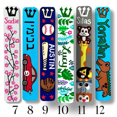 Personalized name on mezuzah in English or Hebrew