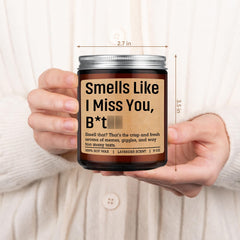 Gift for best friend LEADO Candle I Miss You
