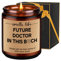 LEADO Candles future doctor gifts lavender candle 9 oz