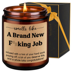 LEADO Scented Candle for new job gift lavender 9 oz