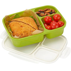 Leakproof 3-compartment Bento Lunch Box green product