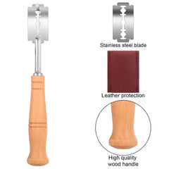 Leather protective cover for scoring tools